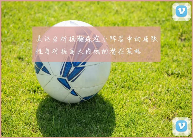 美记分析杨瀚森在小阵容中的局限性与对抗高大内线的潜在策略